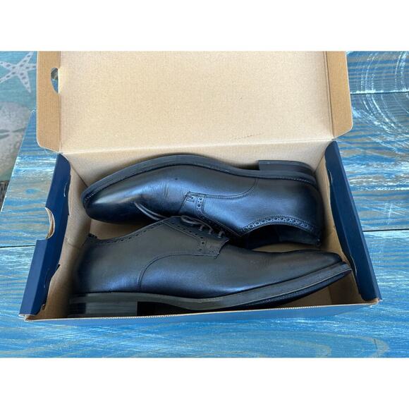 NWT - COLE HAAN Mens Black leather shoes, NEW W/ BOX, size 13 - Picture 4 of 13